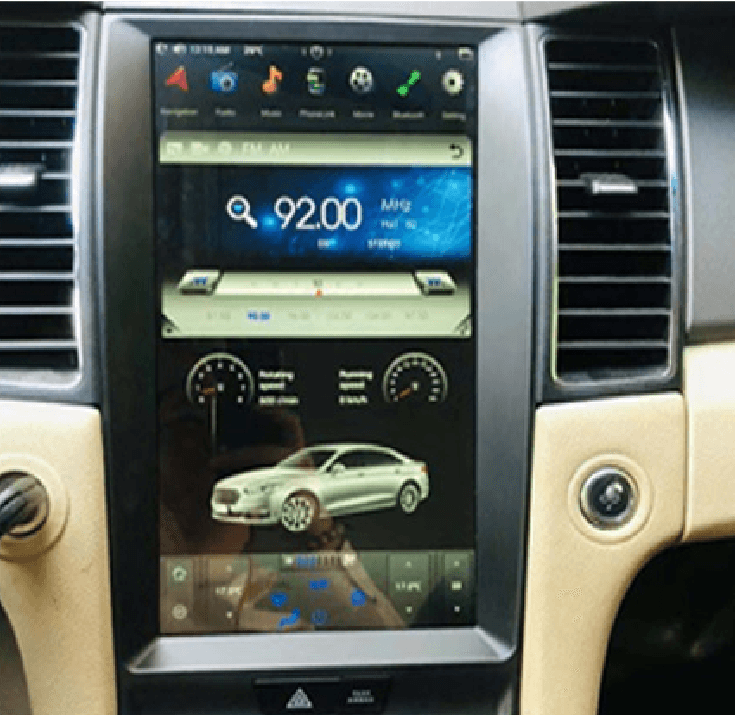 Open box 13.3" Android Vertical Screen Navigation Radio for Ford Taurus 2013 - 2019 - Smart Car Stereo Radio Navigation | In-Dash audio/video players online - Phoenix Automotive
