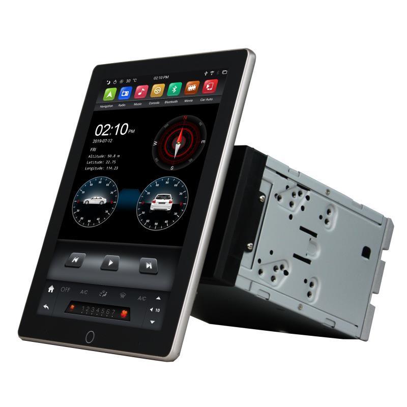 9.7" Universal Auto Rotation Screen Android 9.0 Navigation Radio with Motorized rotatable - Smart Car Stereo Radio Navigation | In-Dash audio/video players online - Phoenix Automotive