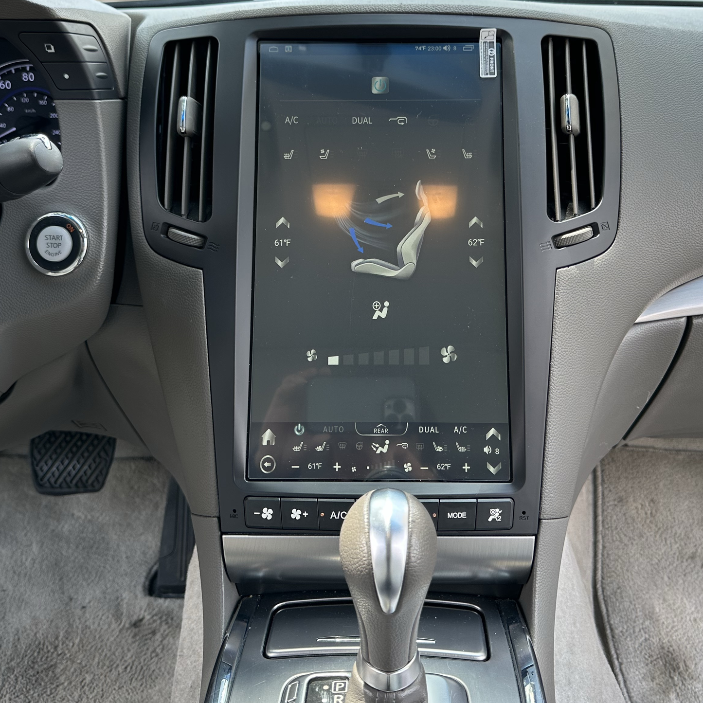13.6" Vertical Screen Android 12 Fast boot Navigation Receiver for Infiniti G25 G35 G37 Q40 Q60 2007 - 2015 In-Dash audio/video players head unit stereo online Phoenix Automotive Android Radio Tesla-style T-style XL Large screen Vertical screen big screen Linkswell inc x knob joying Aucar auto AutoTecPro Navigation Systems Rhino dasaita American muscle nifty city merge screens seicane car radio