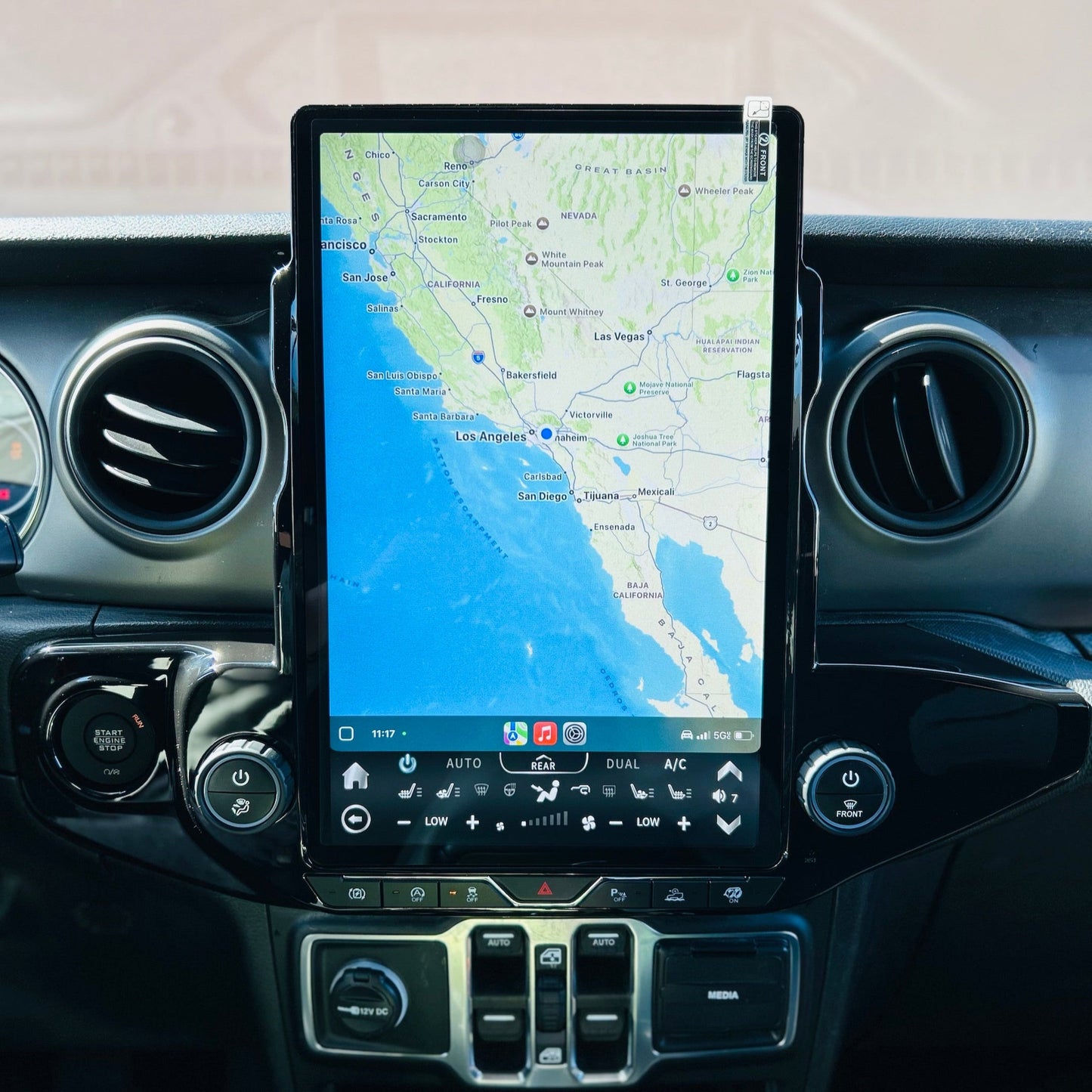 14.5” Android 13 Vertical Screen Navigation Radio for Jeep Wrangler/Rubicon/Gladiator 2018 - 2023
