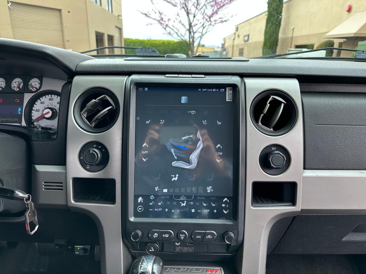 12.1/14.5 inch vertical screen Android 13/14 Fast boot navigation receiver for 2009 - 2014 Ford F-150