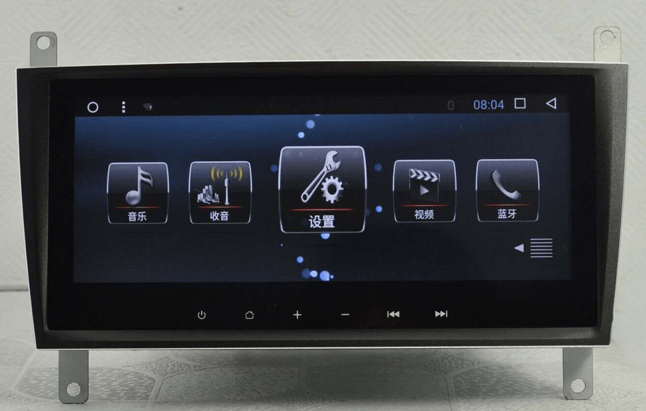 8.8" Octa-core Metal Trim Android Navigation Radio for Mercedes Benz C CLK W203 C200 C230 C320 CLK350 - Smart Car Stereo Radio Navigation | In-Dash audio/video players online - Phoenix Automo