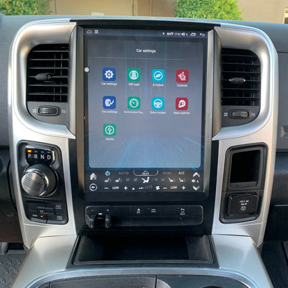 12.1“ / 13" Android 13/14 Fast boot Vertical Screen Navi Radio for Dodge Ram 2009 - 2018