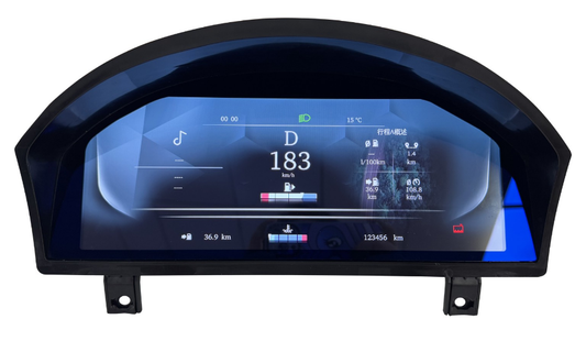 12.3 inch LCD Screen Digital Cluster Gauge for 2005-2009 Land Rover Range Rover Sport/Discovery 3 Speedometer Replacement Dashboard Instrument Cluster Digital Display Panel