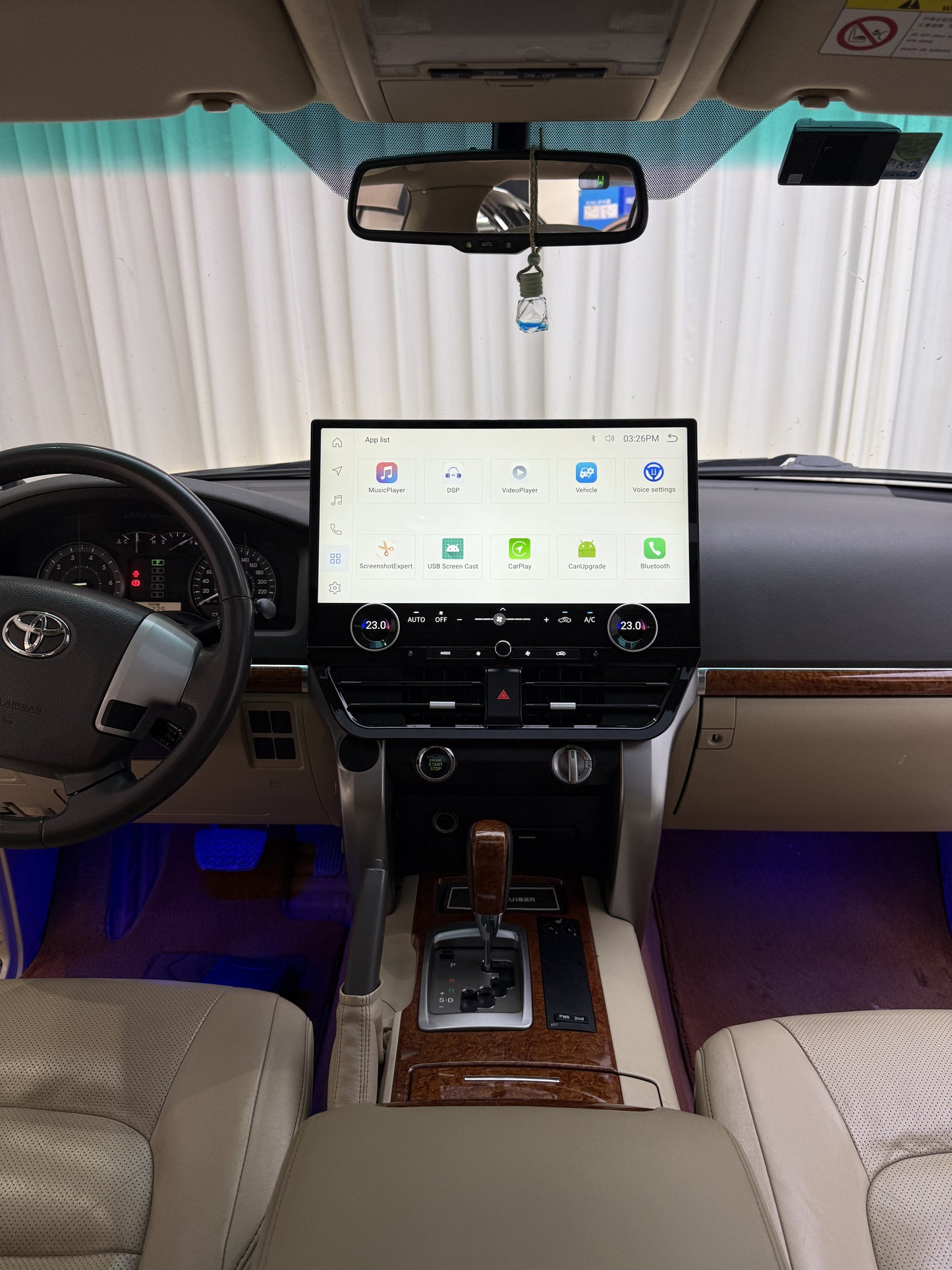 19.8" Android 13 Fast boot Navigation Radio for 2008 - 2015 Toyota Land Cruizer LC200