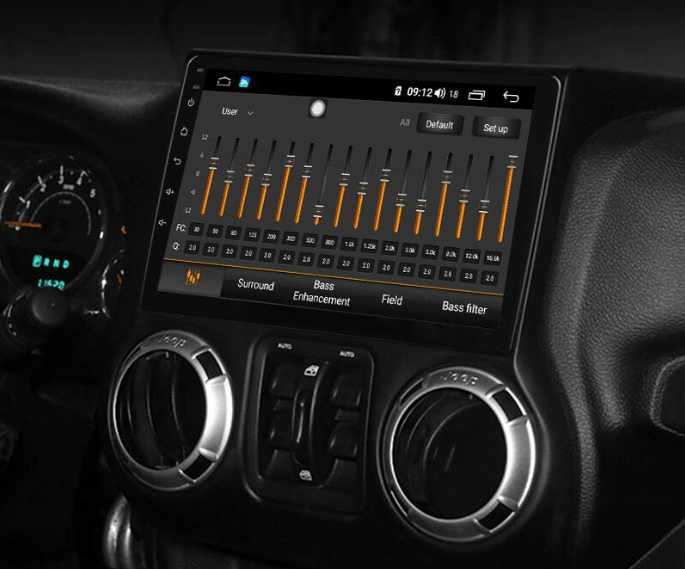 10.1" Android 9 Navigation Radio for Jeep Wrangler 2011 - 2014 | Phoenix Automotive