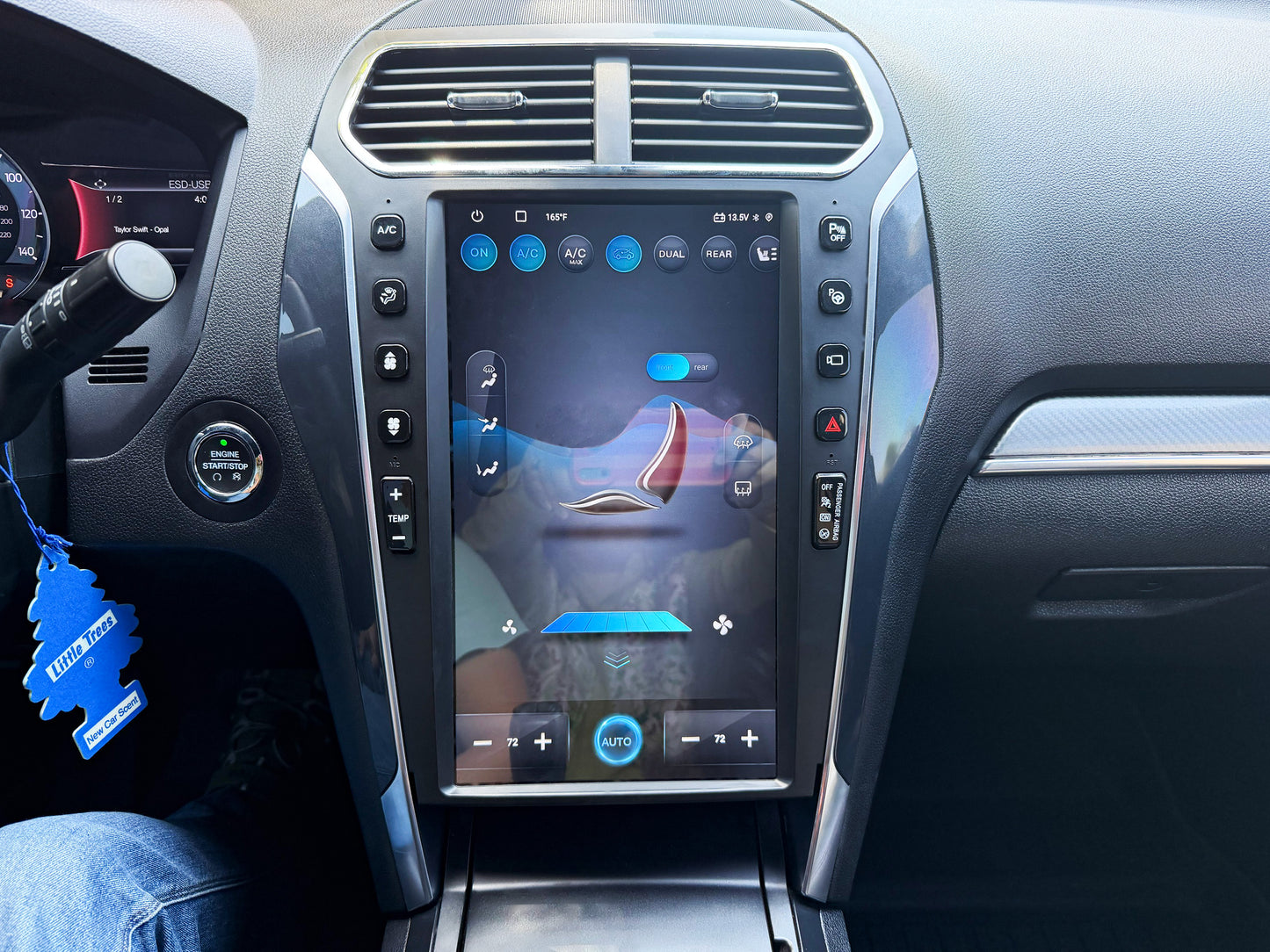 13.6" Android 12 Vertical Screen Navigation Radio for Ford Explorer 2011 - 2019