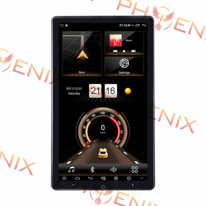 13.3" Android 10.0 Universal double din Navigation Radio with Motorized rotatable screen | Phoenix Automotive