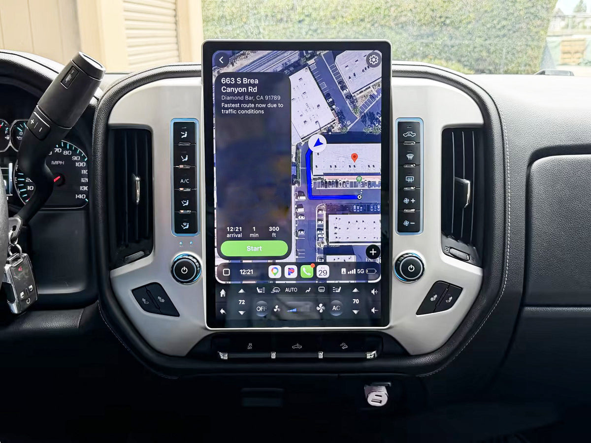 [Special Edition] 12.1/14.5" Android 13/14 Fast boot Navi Radio for Chevy Silverado GMC SIERRA 2014 - 2019