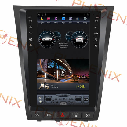 [ PX6 SIX-CORE ] 11.8" Vertical Screen Android 9 Fast boot Navigation Radio for Lexus GS 300 350 430 450h 460 2005 - 2011 - Smart Car Stereo Radio Navigation | In-Dash audio/video players onl