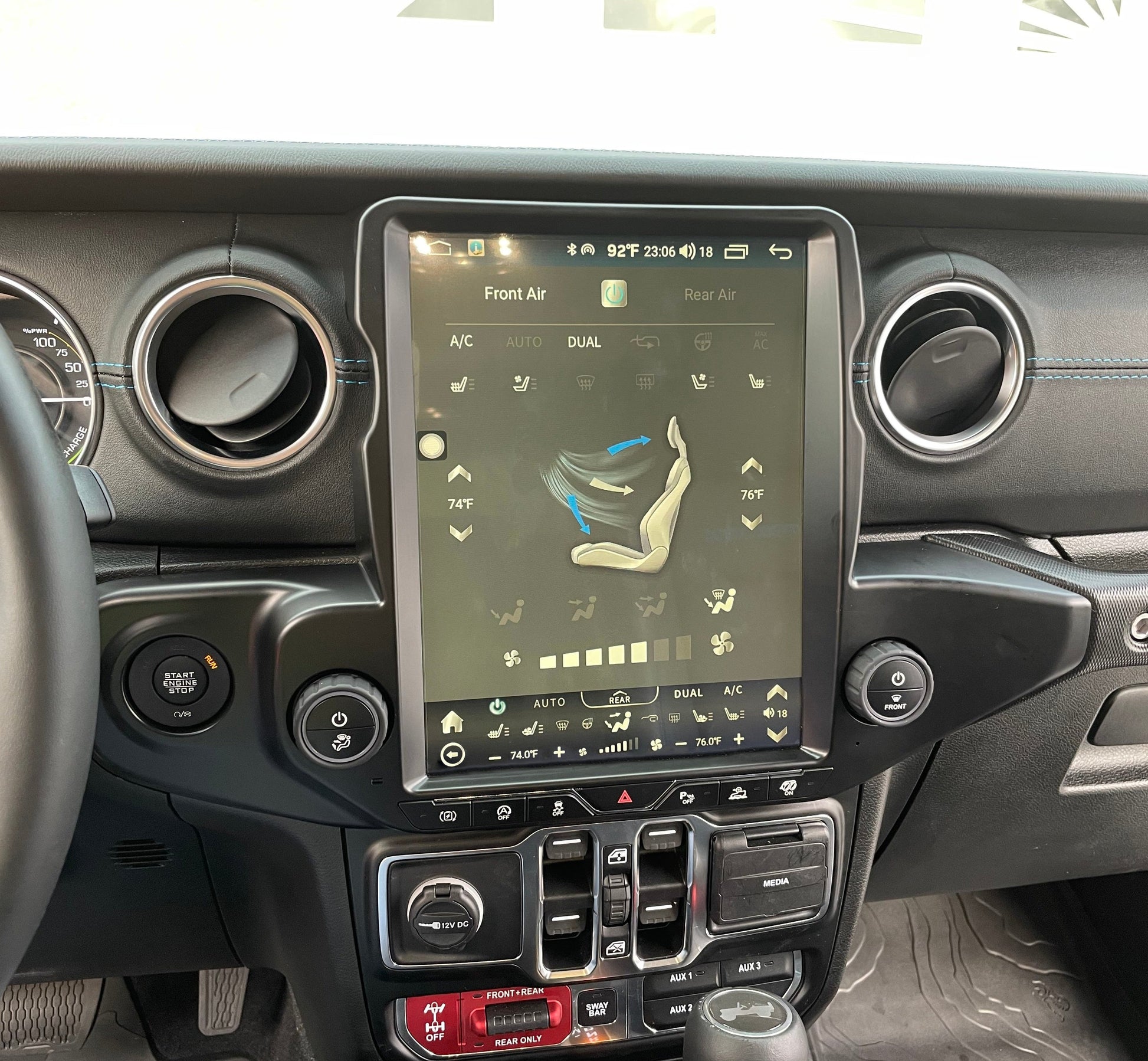 [ Hot-sale ] 12.1” Android 13 Vertical Screen Navigation Radio for Jeep Wrangler JL 2018 - 2023 | Phoenix Automotive