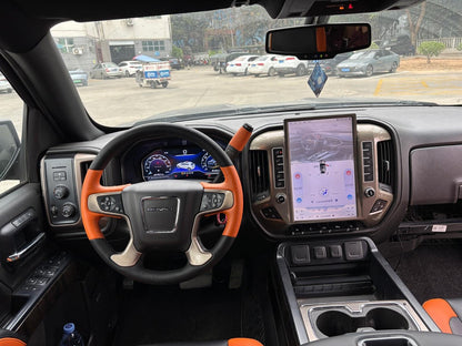 12.3 inch LCD Screen Digital Cluster Gauge for Chevrolet Silverado 2014-2018 Speedometer Replacement Dashboard Instrument Cluster Digital Display Panel