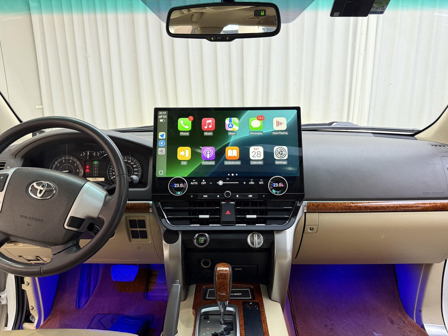 19.8" Android 13 Fast boot Navigation Radio for 2008 - 2015 Toyota Land Cruizer LC200