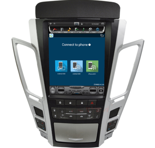 [Pre-order] [ PX6 SIX-CORE ] 10.4" ANDROID 9 Fast Boot Vertical Screen Navi Radio for Cadillac CTS 2008 - 2013 CTS-V 2009 - 2014 - Smart Car Stereo Radio Navigation | In-Dash audio/video play