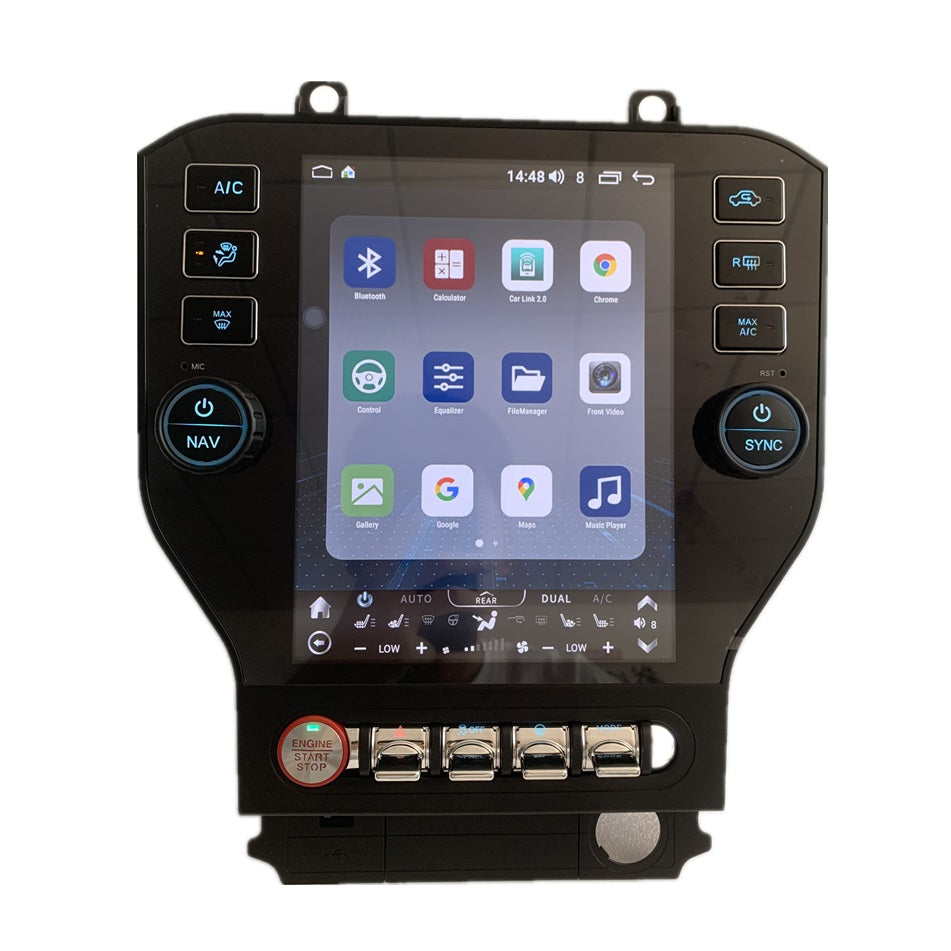 10.4" Android 13 Fast Boot Vertical Screen Navigation Radio for Ford Mustang 2015 - 2023 | Phoenix Automotive