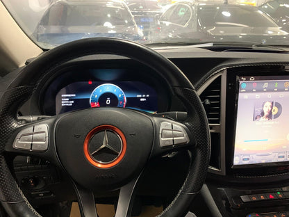 12.3 inch LCD Screen Digital Cluster Gauge for Mercedes-Benz Vito 2024 Speedometer Replacement Dashboard Instrument Cluster Digital Display Panel