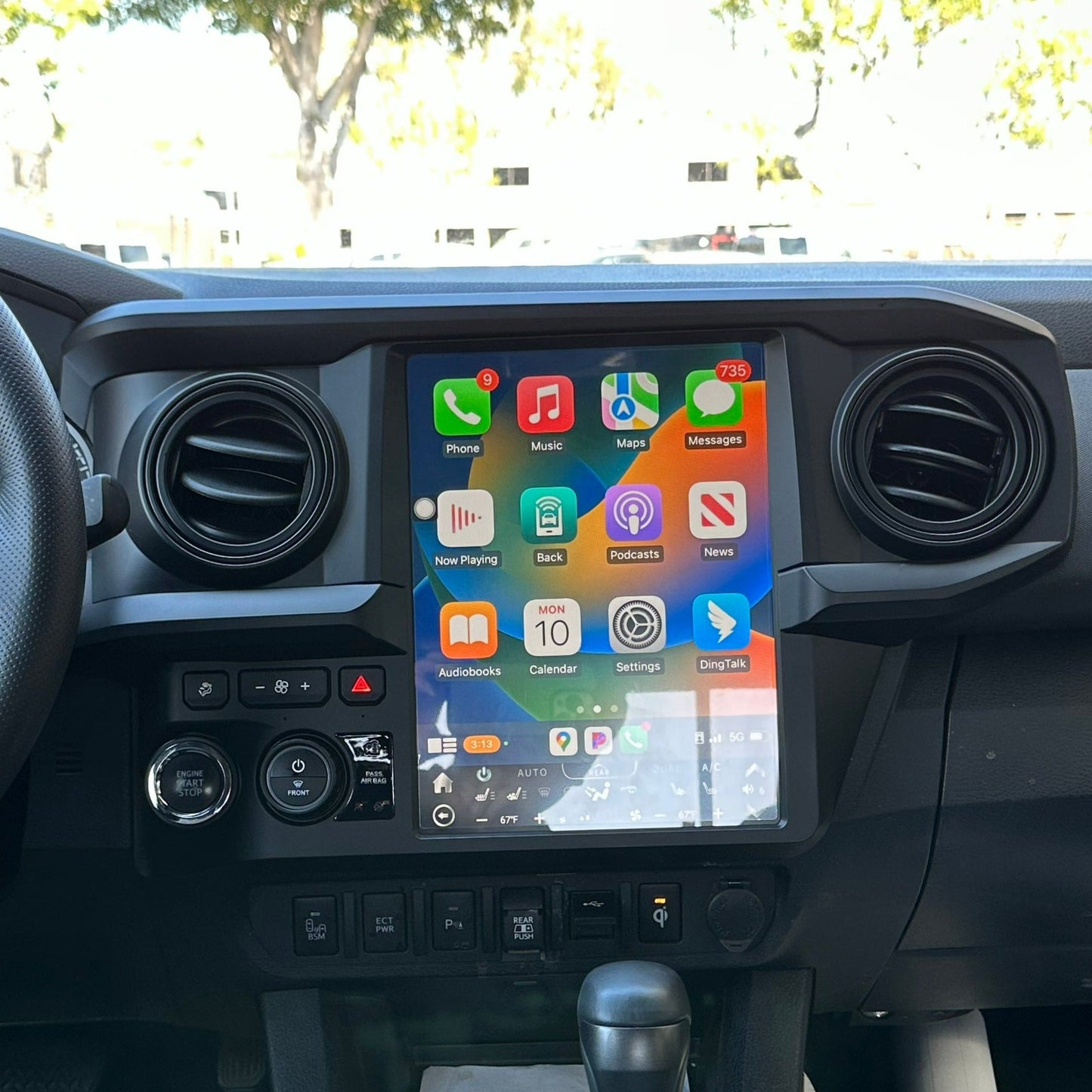 SC7870/Qualcomm6125 12.1” Android 13 fast boot Vertical Screen Navigation Radio for Toyota Tacoma 2016 - 2023 | Phoenix Automotive