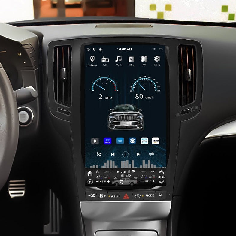 13.6" Vertical Screen Android 13 Fast boot Navigation Receiver for Infiniti G35/G37 2007 - 2013 In-Dash audio/video players head unit stereo online Phoenix Automotive Android Radio Tesla-style T-style XL Large screen Vertical screen big screen Linkswell inc x knob joying Aucar auto AutoTecPro Navigation Systems Rhino dasaita American muscle nifty city merge screens seicane car radio