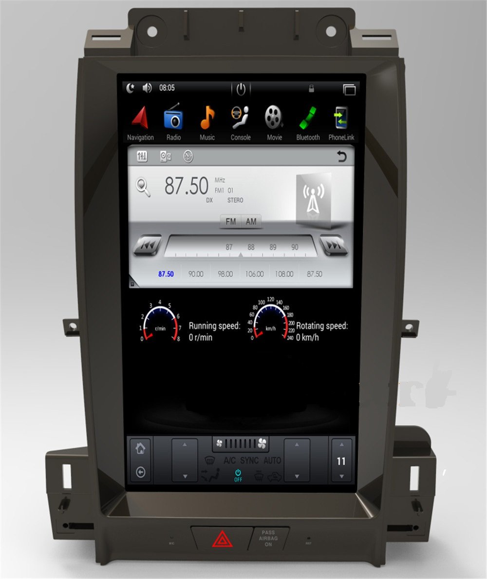 [ PX6 six-core ] 13.3" Android 9 Fast boot Vertical Screen Navigation Radio for Ford Taurus 2013 - 2019 | Phoenix Automotive