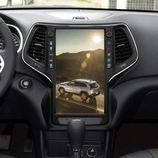 13.6" Vertical Screen Android 12 Fast boot Navigation Radio for Jeep Cherokee 2014 - 2021 | Phoenix Automotive