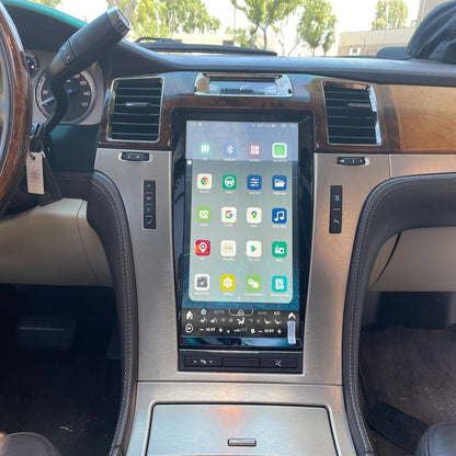[ NEW ] 13.6" Android 13 VERTICAL SCREEN Navigation Radio for Cadillac Escalade 2007 - 2014 | Phoenix Automotive