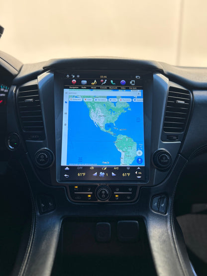 [Open Box] 14.5" 13/14 Fast boot Vertical Screen Navigation Radio for Chevrolet Tahoe Suburban GMC Yukon 2015 - 2020
