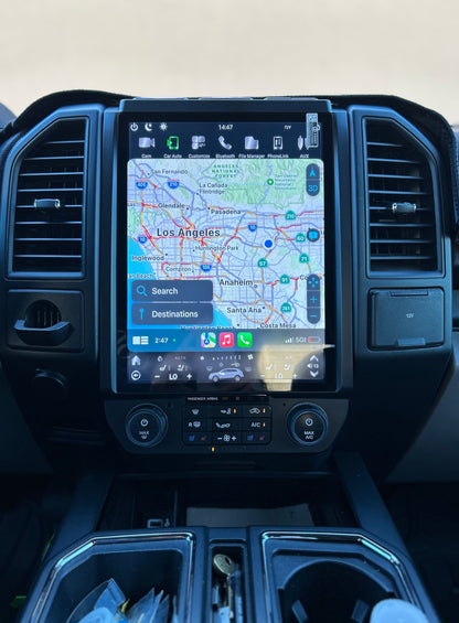 13” Android 13/14 Vertical Screen Navigation Radio for Ford F-150 F-250 F-350 F-450 F-550 2015-2020