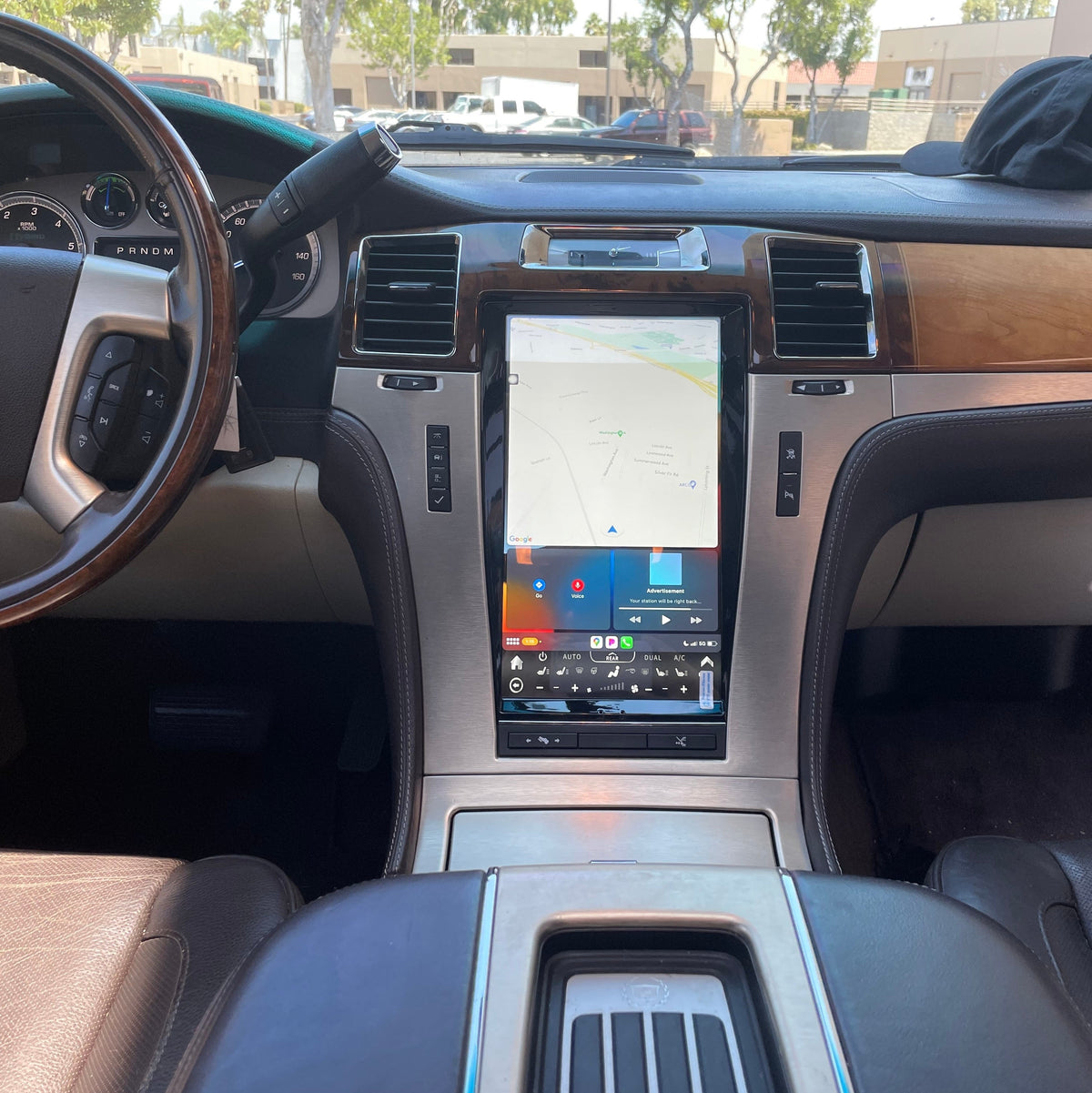 13.6" Android 12 VERTICAL SCREEN Navigation Radio for Cadillac Escalade 2007 - 2014 | Phoenix Automotive