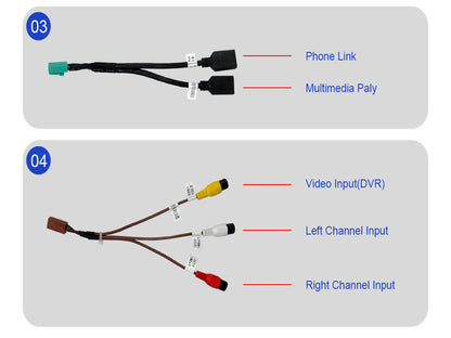 13.3" Android 10.0 Universal double din Navigation Radio with Motorized rotatable screen | Phoenix Automotive
