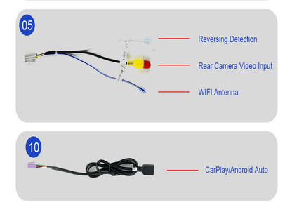 13.3" Android 10.0 Universal double din Navigation Radio with Motorized rotatable screen | Phoenix Automotive