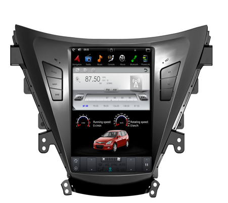 [ PX6 six-core ] 10.4" Vertical Screen Android 9 Fast boot Navi Radio for Hyundai Elantra 2011 - 2013 - Smart Car Stereo Radio Navigation | In-Dash audio/video players online - Phoenix Automo
