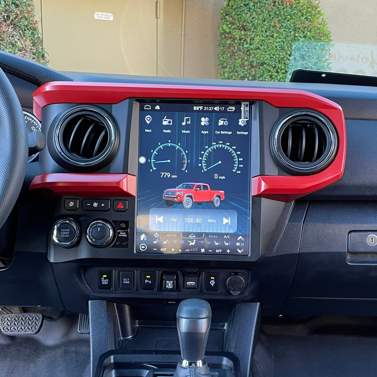 [Open Box] 12.1” Android 12 fast boot Vertical Screen Navigation Radio for Toyota Tacoma 2016 - 2022 | Phoenix Automotive