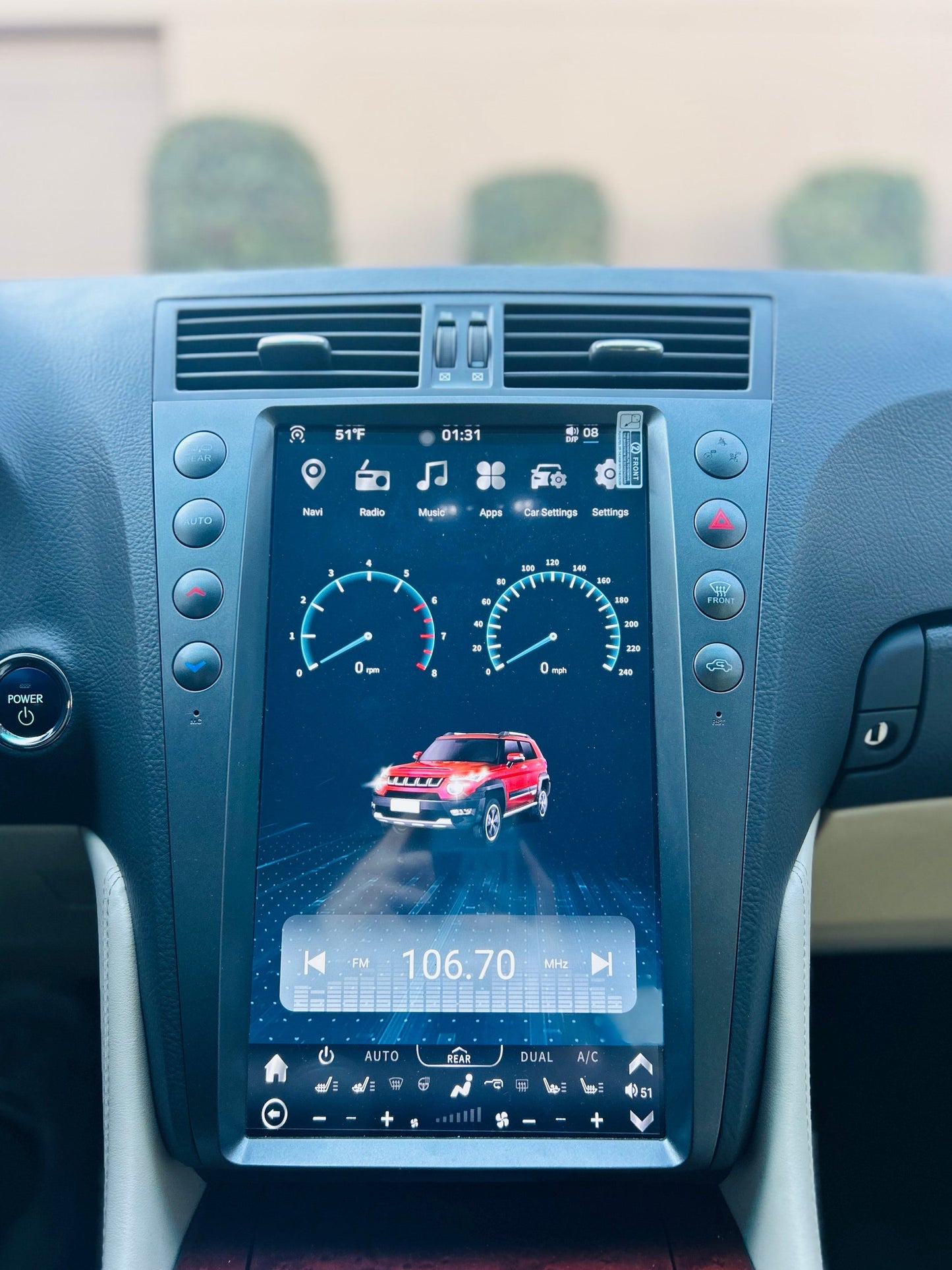 13.6" Vertical Screen Android 13 Fast boot Navigation Radio for Lexus GS 300 350 430 450h 460 2005 - 2011