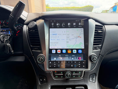 12.1/14.5" Android 9/13 Fast boot Vertical Screen Navigation Radio for Chevrolet Tahoe Suburban GMC Yukon 2015 - 2020