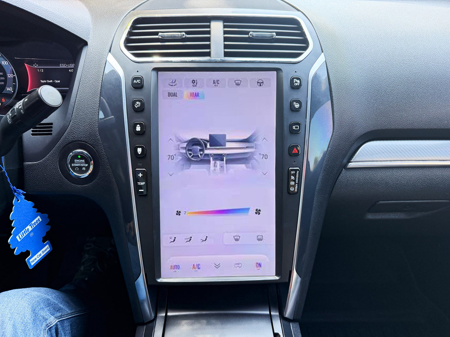 13.6" Android 12 Vertical Screen Navigation Radio for Ford Explorer 2011 - 2019