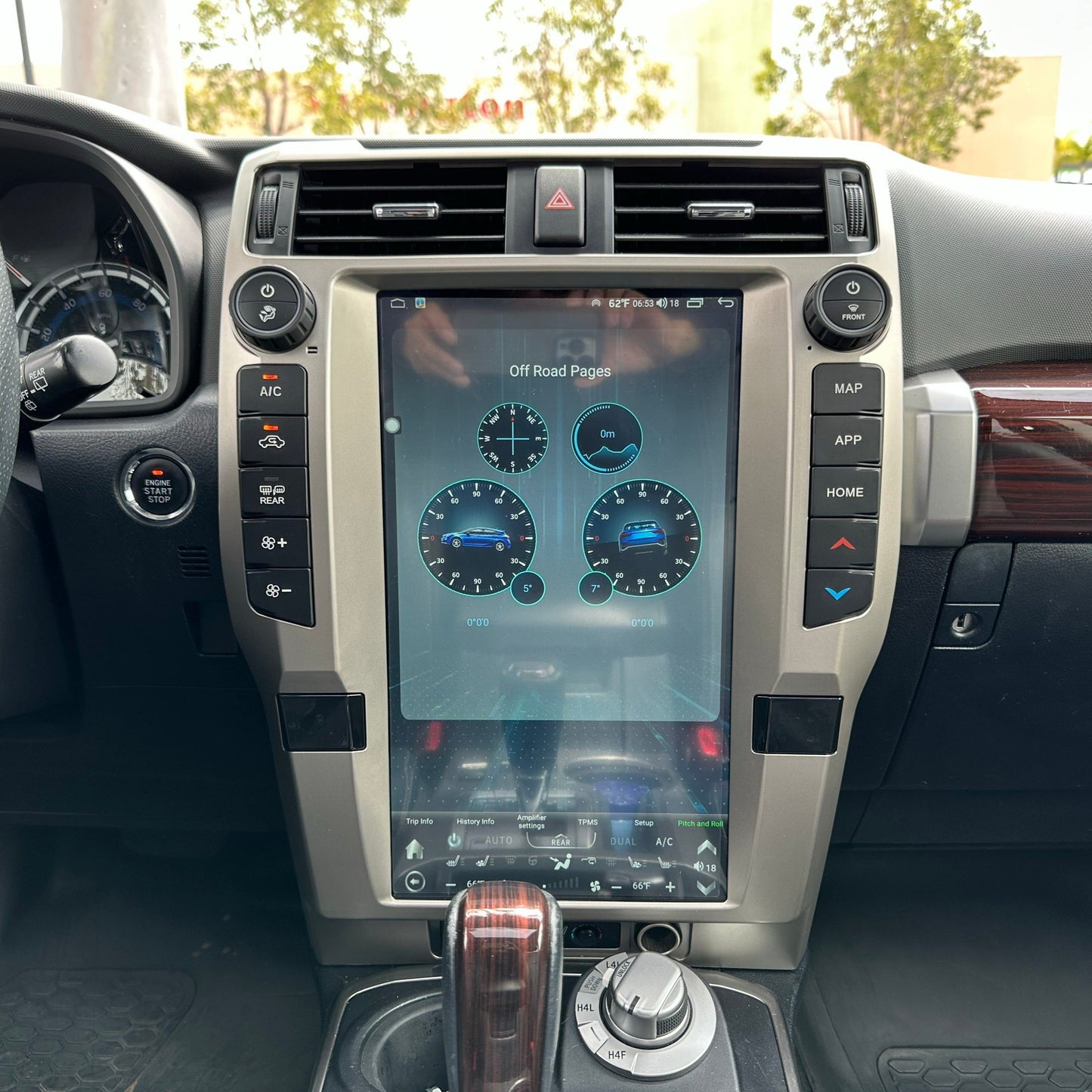 [SC7870/Qualcomm6125] 16" Vertical Screen Android 12/13 fast boot Navi Radio for Toyota 4Runner 2010 - 2023 | Phoenix Automotive