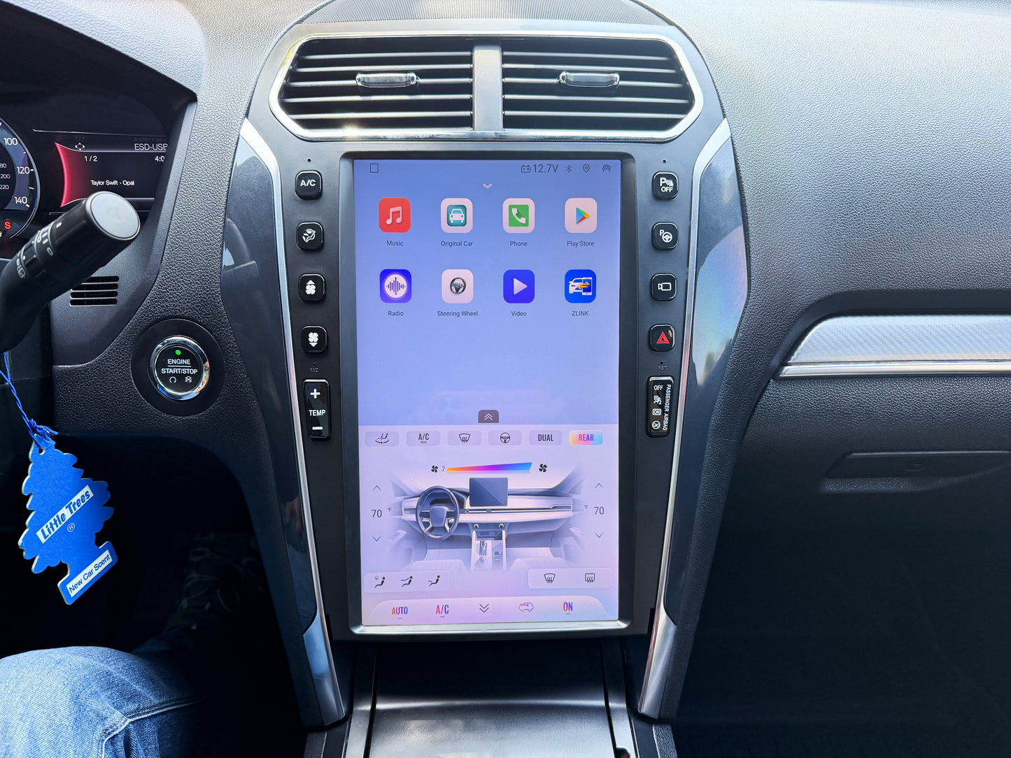 13.6" Android 12 Vertical Screen Navigation Radio for Ford Explorer 2011 - 2019