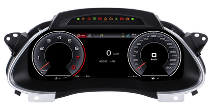 12.3 inch LCD Screen Digital Cluster Gauge for Audi A4 2009-2012 Speedometer Replacement Dashboard Instrument Cluster Digital Display Panel