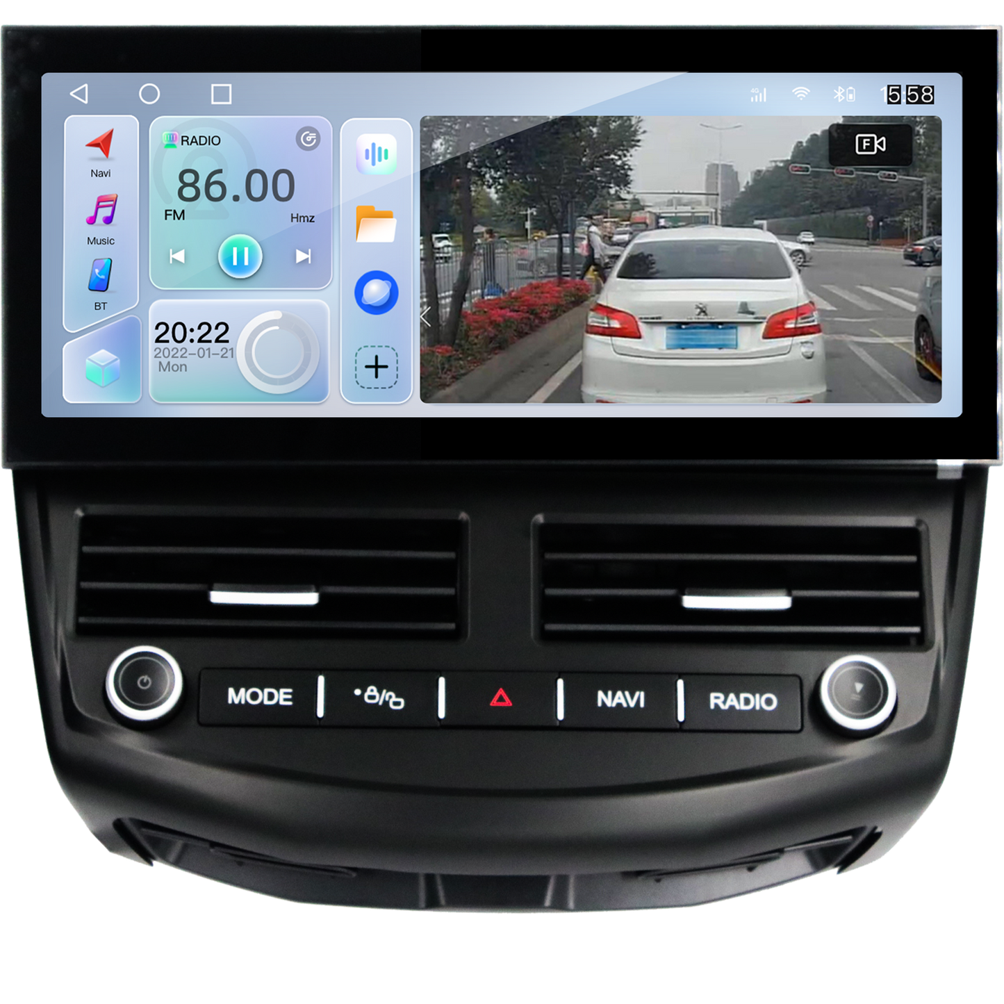 12.3 Inch Android 14 Universal Car Radio Stereo Android Auto Carplay for Ford Focus 2012-2018