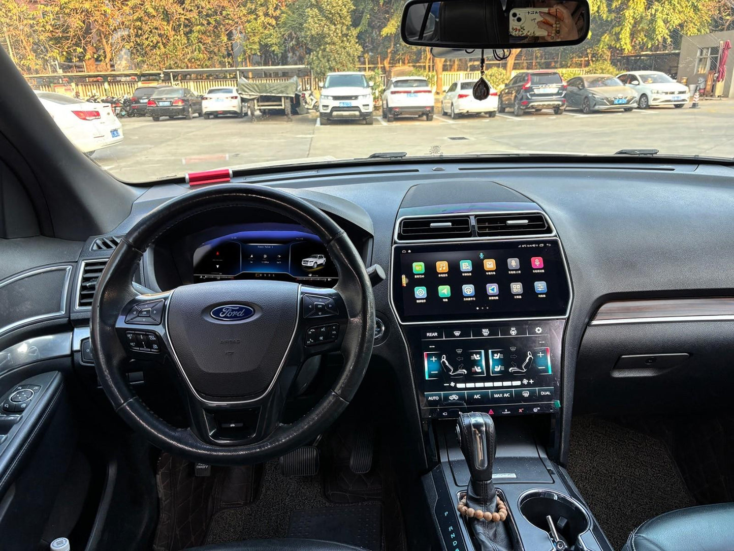 12.3 inch LCD Screen Digital Cluster Gauge for Ford Explorer 2017-2018 Speedometer Replacement Dashboard Instrument Cluster Digital Display Panel