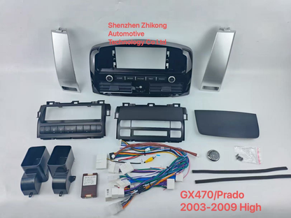 12.3 Inch Android 14 Universal Car Radio Stereo Android Auto Carplay for Lexus GX470 High/low/prado 2002-2009 high