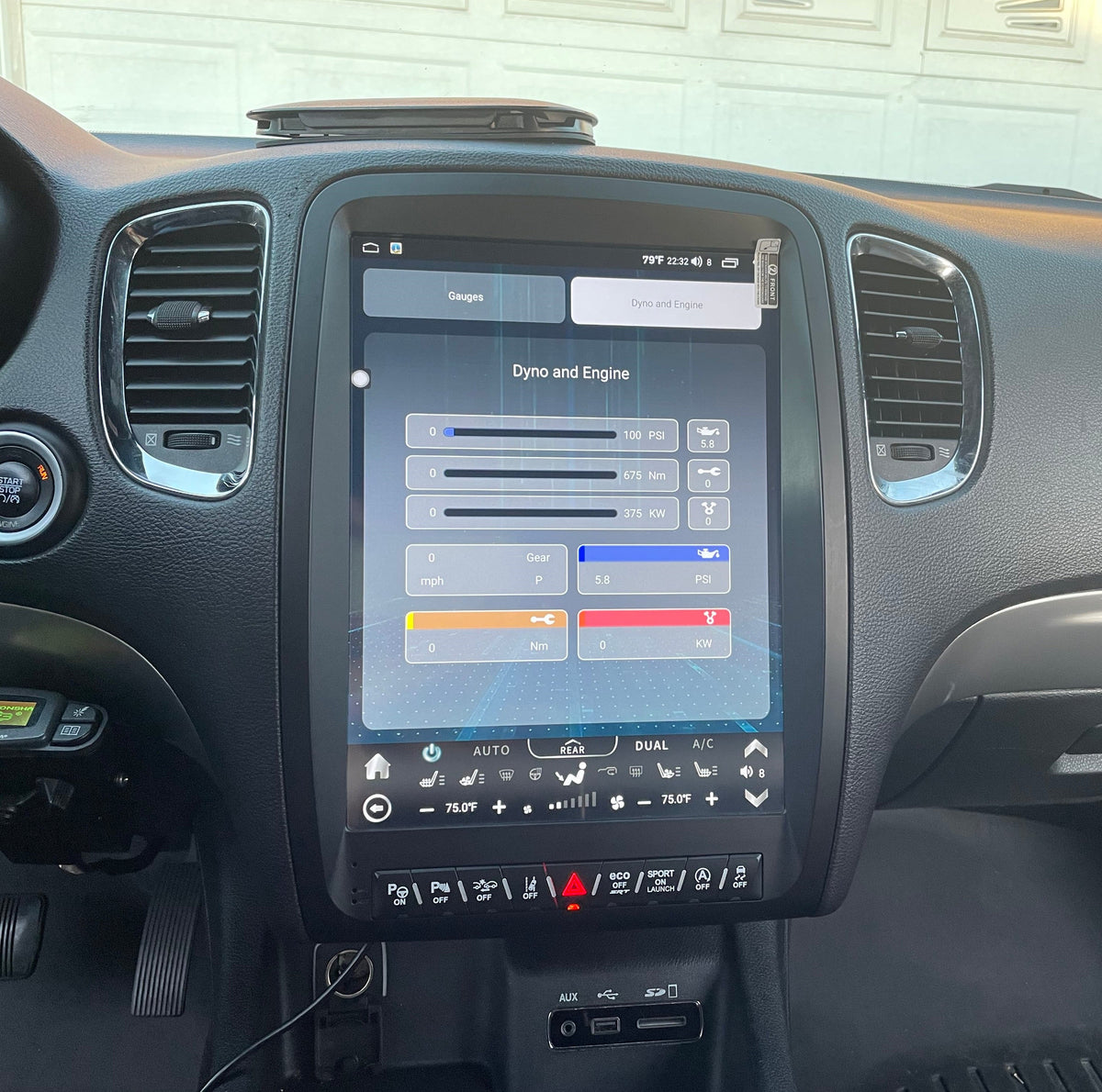 [ New ] 13” Android 13 Vertical Screen Navigation Radio for Dodge Durango 2011 - 2020 | Phoenix Automotive