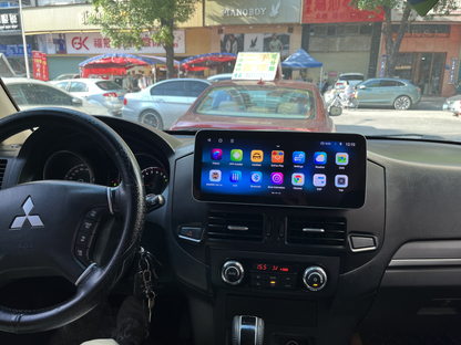12.3 Inch Android 14 Universal Car Radio Stereo Android Auto Carplay for Mitsubishi Pajero 2014 former and later (new style with no physical button)