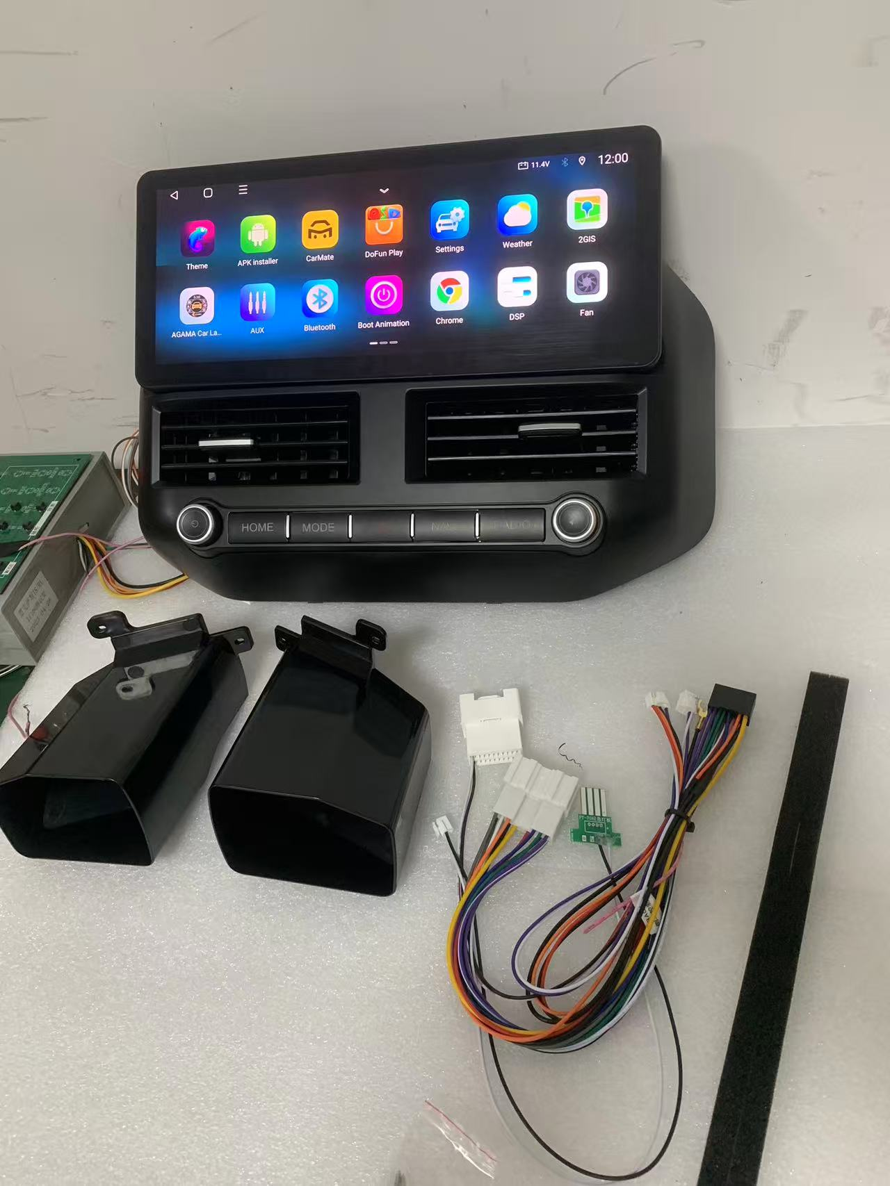 12.3 Inch Android 14 Universal Car Radio Stereo Android Auto Carplay for Mitsubishi Pajero v73