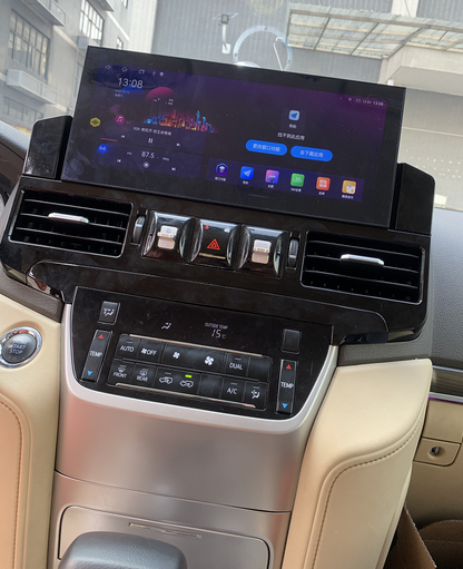 12.3 Inch Android 14 Universal Car Radio Stereo Android Auto Carplay for Toyota land cruiser 2007-2022 (New style)