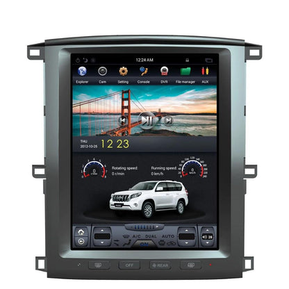 [ G6 octa-core ] 12.1" Vertical Screen Android 11 Fast boot Navi Radio for Toyota Land Cruiser LC100 2002 - 2007 | Phoenix Automotive