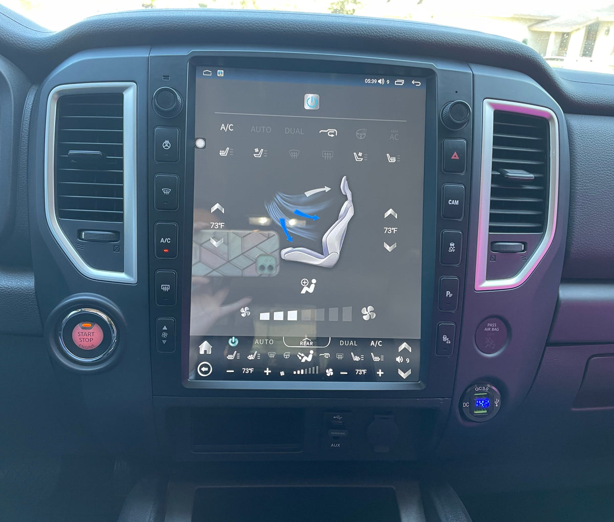 [ New ] 13” Android 13 Vertical Screen Navigation Radio for Nissan Titan (XD) 2016 - 2019 | Phoenix Automotive