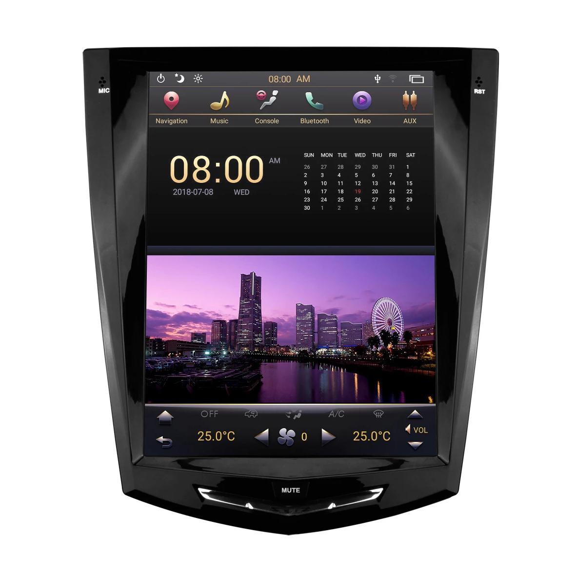 [Open Box][PX6 SIX-CORE]10.4" Android 9 fast boot Vertical Screen Navi Radio for Cadillac ATS CTS XTS SRX Escalade 2014 - 2019 | Phoenix Automotive