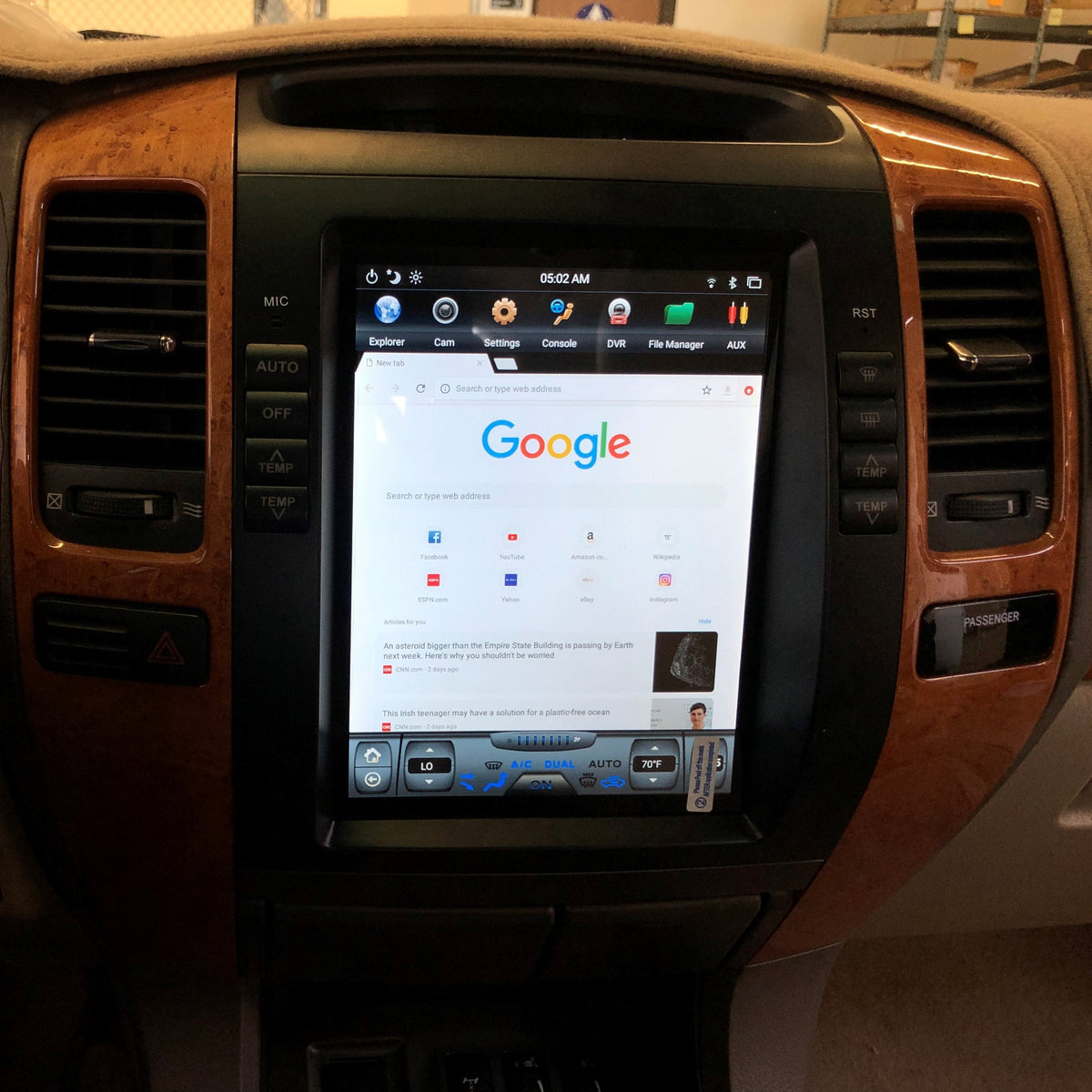[ G6 octa-core ] 10.4" Vertical Screen Android 11 Fast boot Navigation Radio for Lexus GX 470 2003 - 2009 | Phoenix Automotive