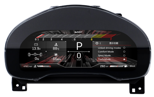 12.3 inch LCD Screen Digital Cluster Gauge for Cadillac XTS/CTS 2014-2019 Speedometer Replacement Dashboard Instrument Cluster Digital Display Panel